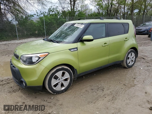 2015 Kia Soul with VIN KNDJN2A21F7808763, listed as a Copart auction lot 55082025 with 205,531 mi miles and Clean Title. Bid and sale history available at carsss.com. Image 1.