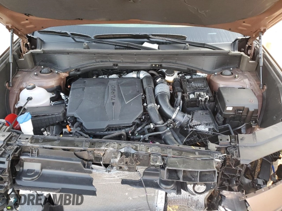 2024 Hyundai Santa Fe Calligraphy with VIN 5NMP5DGLXRH019627, listed as a Copart auction lot 47412645 with 3,873 mi miles and Salvage title. Bid and sale history available at DreamBid. Image 12.