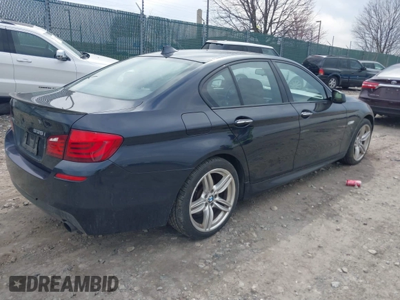 2013 BMW 5 Series 535i xDrive with VIN WBAFU7C51DDU75974, listed as a IAAI auction lot 41837789 with 216,394 mi miles and . Bid and sale history available at carsss.com. Image 4.