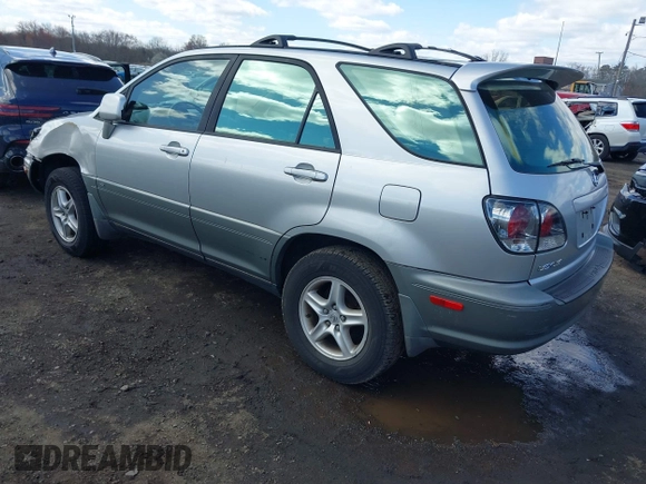 2001 Lexus RX 300 with VIN JTJHF10U010226631, listed as a IAAI auction lot 41952752 with 64,405 mi miles. Bid and sale history available at carsss.com. Image 3.