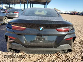 2021 BMW 8 Series 840i with VIN WBAAE2C09MCF72461, listed as a Copart auction lot 79049264 with 23,681 mi miles and Salvage Title. Bid and sale history available at carsss.com. Image 6.