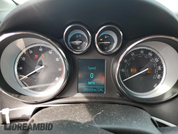 2015 Buick Verano with VIN 1G4PP5SK1F4174792, listed as a Copart auction lot 55159585 with 97,131 mi miles and Salvage title. Bid and sale history available at DreamBid. Image 9.