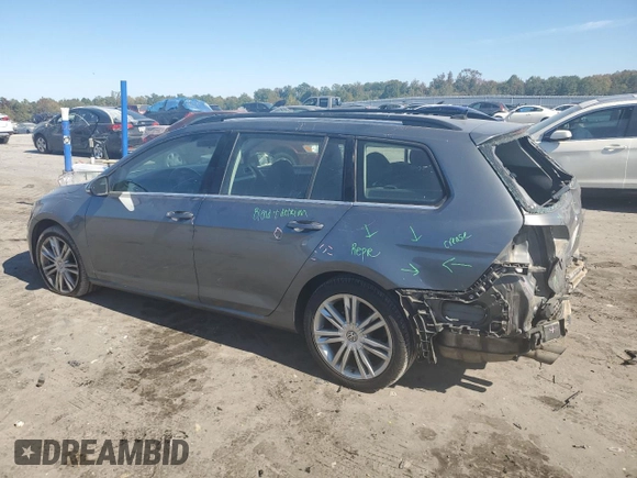 2016 Volkswagen Golf SportWagen TSI S with VIN 3VWC17AU0GM523656, listed as a Copart auction lot 76069414 with 163,440 mi miles and Salvage Title. Bid and sale history available at carsss.com. Image 2.