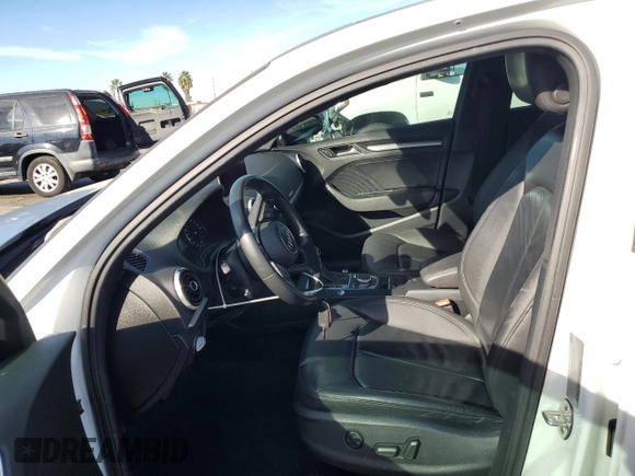 2017 Audi A3 Sedan Premium with VIN WAUB8GFFXH1010625, listed as a Copart auction lot 78917463 with 42,203 mi miles. Bid and sale history available at carsss.com. Image 7.