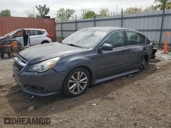 2013 Subaru Legacy Premium with VIN 4S3BMCC62D3046240, listed as a Copart auction lot 56543735 with 186,248 mi miles and Salvage title. Bid and sale history available at DreamBid. Image 1.