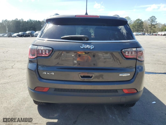 2019 Jeep Compass Latitude with VIN 3C4NJDBB8KT806912, listed as a Copart auction lot 49616585 with 36,970 mi miles and Salvage Title. Bid and sale history available at carsss.com. Image 6.