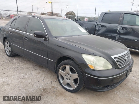 2005 Lexus LS 430 z VIN JTHBN36F155016238, wystawiony jako IAAI lot #41522383 z przebiegiem 180 659 mil mil oraz . Historia ofert i sprzedaży dostępna na DreamBid. Obrazek 1.
