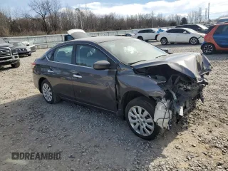 2014 Nissan Sentra SV with VIN 3N1AB7AP3EL696305, listed as a Copart auction lot 41922025 with 127,497 mi miles and Salvage Title. Bid and sale history available at DreamBid. Image 4.