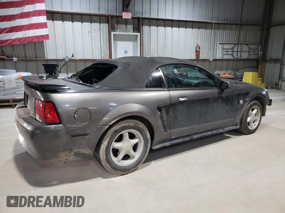2004 Ford Mustang Deluxe with VIN 1FAFP44654F164266, listed as a Copart auction lot 44356505 with 166,837 mi miles and Clean Title. Bid and sale history available at carsss.com. Image 3.