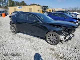 2019 Mazda 3 w/Select Pkg with VIN JM1BPACL7K1106829, listed as a Copart auction lot 45808065 with 57,600 mi miles and Salvage Title. Bid and sale history available at carsss.com. Image 4.