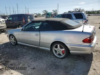 2003 Mercedes-Benz CLK-Class 4.3L with VIN WDBLK70G23T143823, listed as a Copart auction lot 75364334 with 0 mi miles and Non Repairable. Bid and sale history available at carsss.com. Image 2.