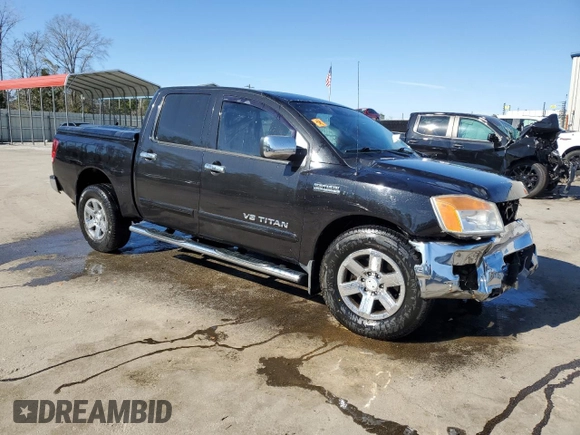 2011 Nissan Titan SV with VIN 1N6BA0ED7BN320114, listed as a Copart auction lot 46926395 with Not Provided miles and Salvage Title. Bid and sale history available at DreamBid. Image 4.