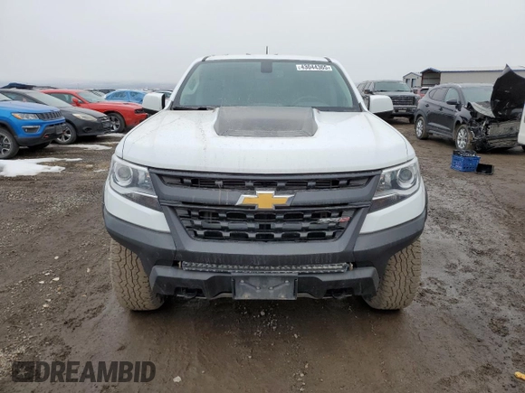 2018 Chevrolet Colorado 4WD ZR2 with VIN 1GCPTEE18J1290987, listed as a Copart auction lot 43044365 with 93,142 mi miles and Salvage Title. Bid and sale history available at carsss.com. Image 5.