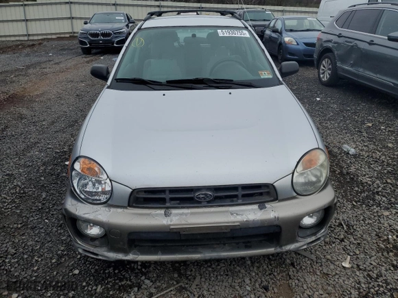 2002 Subaru Impreza Wagon Outback Sport with VIN JF1GG68582H822956, listed as a Copart auction lot 51930755 with 137,139 mi miles and Clean Title. Bid and sale history available at carsss.com. Image 5.