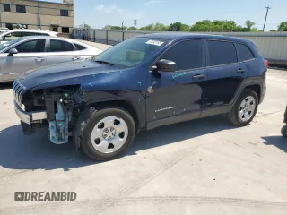 2016 Jeep Cherokee Altitude with VIN 1C4PJLAB2GW116661, listed as a Copart auction lot 53243165 with 94,708 mi miles and Salvage title. Bid and sale history available at DreamBid. Image 1.