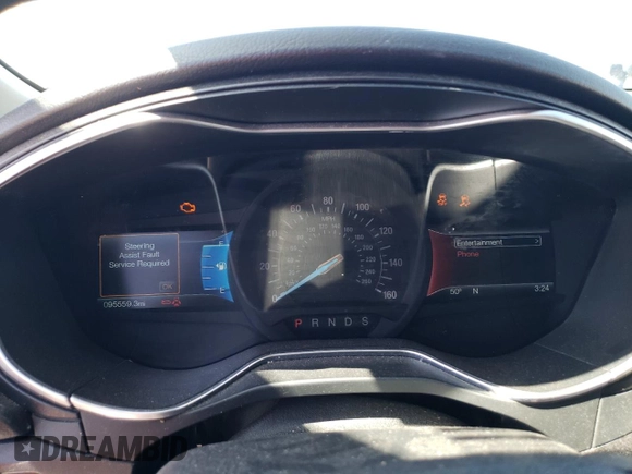2017 Ford Fusion Titanium with VIN 3FA6P0K93HR114593, listed as a Copart auction lot 55650884 with 95,559 mi miles and Salvage Title. Bid and sale history available at carsss.com. Image 9.