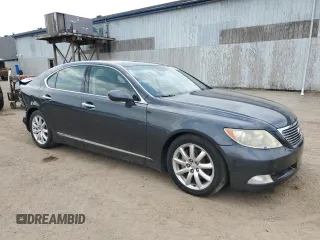 2007 Lexus LS 460 with VIN JTHBL46F175005741, listed as a Copart auction lot 59982435 with 225,398 mi miles and Clean title. Bid and sale history available at DreamBid. Image 4.