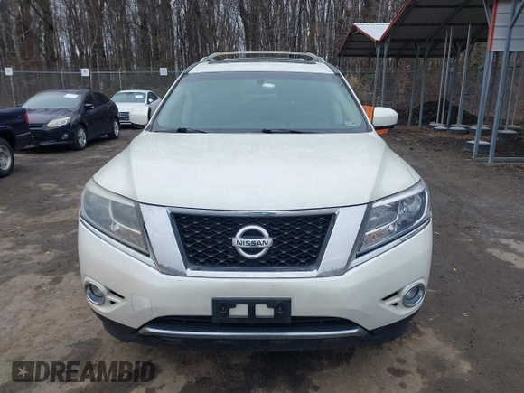 2015 Nissan Pathfinder S z VIN 5N1AR2MM8FC703674, wystawiony jako IAAI lot #41548944 z przebiegiem 100 150 mil mil oraz . Historia ofert i sprzedaży dostępna na DreamBid. Obrazek 12.