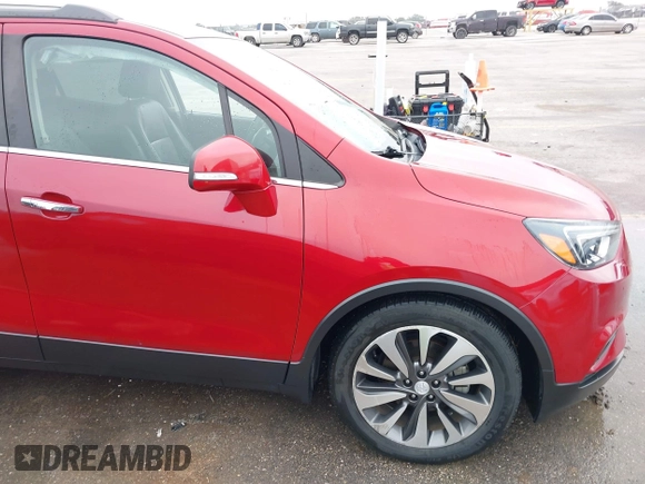 2017 Buick Encore Essence with VIN KL4CJGSB8HB072317, listed as a IAAI auction lot 41497748 with 40,179 mi miles and . Bid and sale history available at carsss.com. Image 18.
