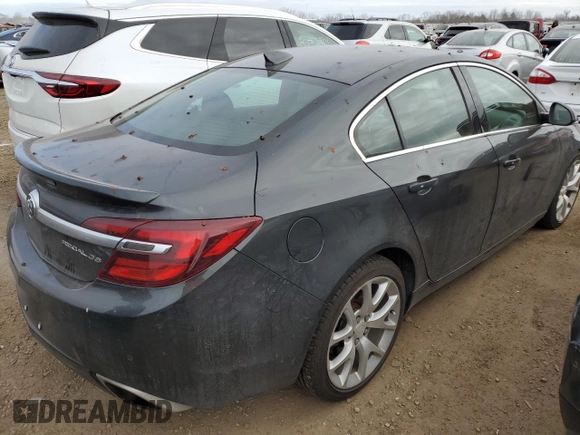 2016 Buick Regal GS with VIN 2G4GU5GX4G9112623, listed as a Copart auction lot 83332974 with 137,346 mi miles and Salvage Title. Bid and sale history available at carsss.com. Image 3.