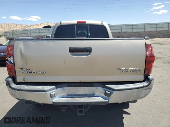 2005 Toyota Tacoma PreRunner with VIN 5TEKU72N45Z027207, listed as a Copart auction lot 53044435 with 166,084 mi miles and Clean Title. Bid and sale history available at carsss.com. Image 6.
