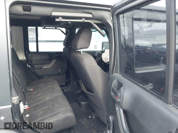 2017 Jeep Wrangler Unlimited Sport with VIN 1C4BJWDG1HL559261, listed as a IAAI auction lot 41367792 with 96,284 mi miles. Bid and sale history available at carsss.com. Image 8.