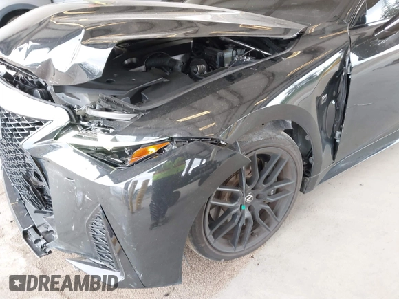 2023 Lexus IS 500 F Sport Performance z VIN JTHAP1D22P5003981, wystawiony jako IAAI lot #42262101 z przebiegiem 13 479 mil mil oraz . Historia ofert i sprzedaży dostępna na DreamBid. Obrazek 6.