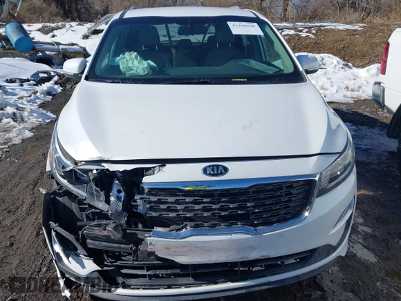 2019 Kia Sedona LX with VIN KNDMB5C13K6547535, listed as a IAAI auction lot 41430560 with 59,937 mi miles. Bid and sale history available at carsss.com. Image 12.