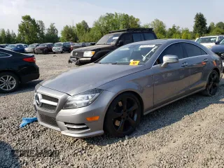 2012 Mercedes-Benz CLS-Class CLS 550 with VIN WDDLJ7DB8CA014201, listed as a Copart auction lot 66728764 with 92,854 mi miles and Salvage Title. Bid and sale history available at carsss.com. Image 1.