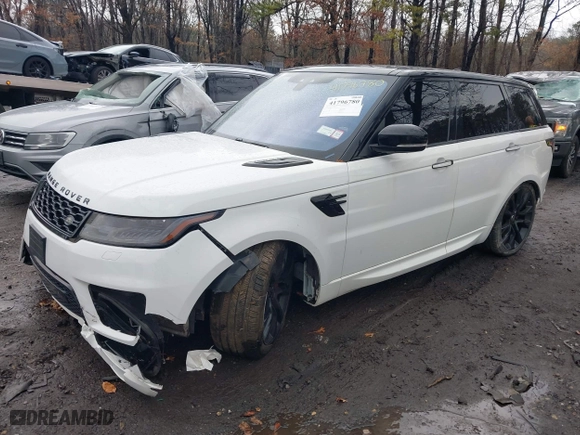 2020 Land Rover Range Rover Sport HST with VIN SALWS2RU7LA743364, listed as a IAAI auction lot 41796780 with 43,037 mi miles. Bid and sale history available at carsss.com. Image 18.