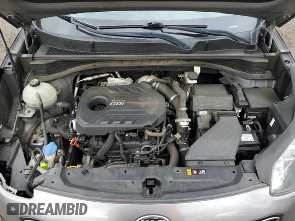 2017 Kia Sportage SX Turbo with VIN KNDPR3A65H7243783, listed as a Copart auction lot 57088825 with 129,937 mi miles and Salvage title. Bid and sale history available at DreamBid. Image 12.