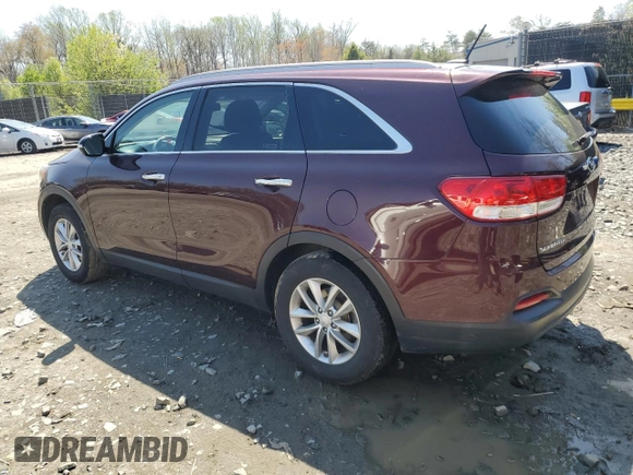 2017 Kia Sorento LX with VIN 5XYPG4A32HG260724, listed as a Copart auction lot 51065335 with 75,995 mi miles and Salvage Title. Bid and sale history available at carsss.com. Image 2.