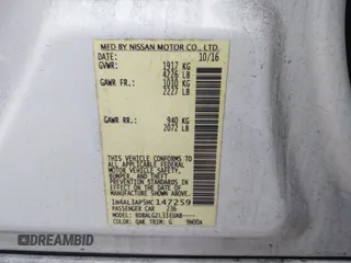 2017 Nissan Altima SV with VIN 1N4AL3AP5HC147259, listed as a IAAI auction lot 41588503 with 139,340 mi miles and . Bid and sale history available at DreamBid. Image 9.
