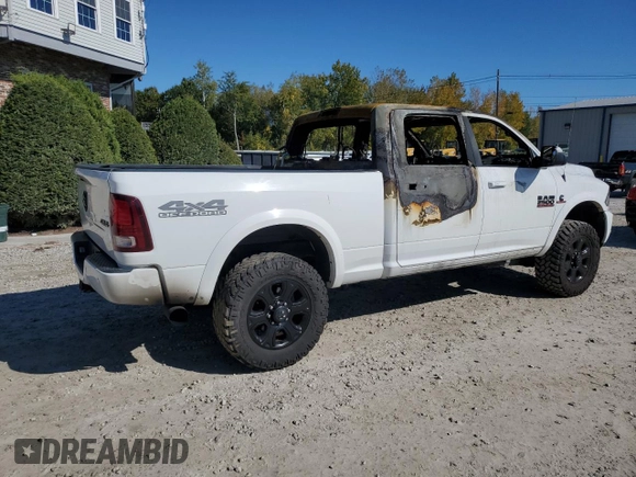 2017 Ram 2500 Laramie with VIN 3C6UR5FL3HG558591, listed as a Copart auction lot 75864824 with 0 mi miles and Salvage Title. Bid and sale history available at carsss.com. Image 3.