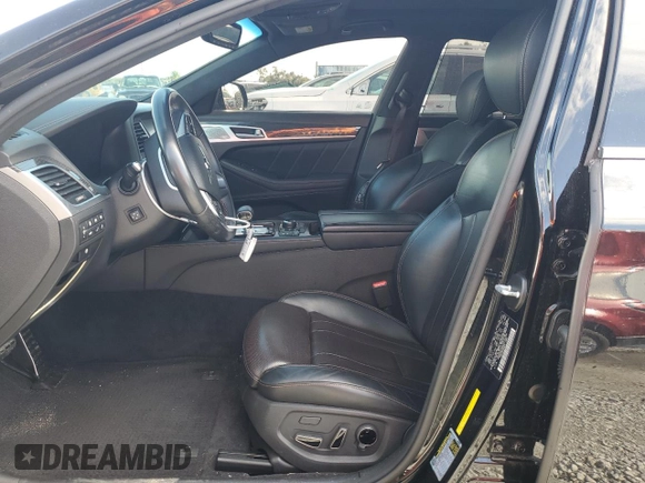 2018 Genesis G80 Sport with VIN KMHGN4JB4JU216186, listed as a Copart auction lot 61185455 with 62,147 mi miles and Salvage title. Bid and sale history available at DreamBid. Image 7.