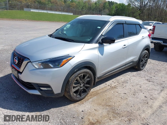 2020 Nissan Kicks SR with VIN 3N1CP5DV8LL566607, listed as a IAAI auction lot 41965487 with 52,119 mi miles. Bid and sale history available at carsss.com. Image 17.