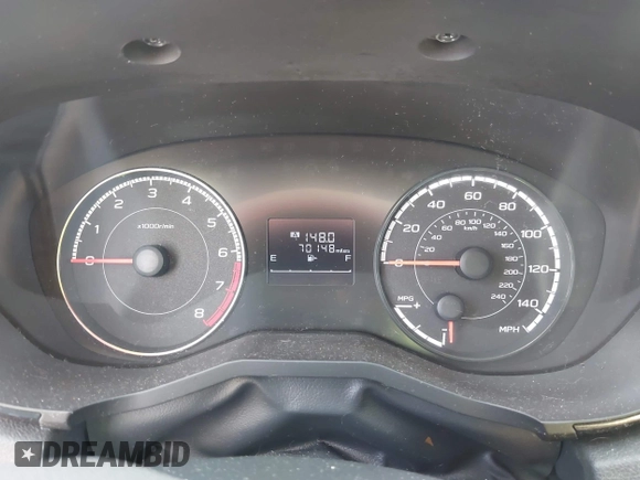 2019 Subaru Impreza with VIN 4S3GKAA62K3623672, listed as a IAAI auction lot 42429227 with 70,148 mi miles and . Bid and sale history available at DreamBid. Image 7.