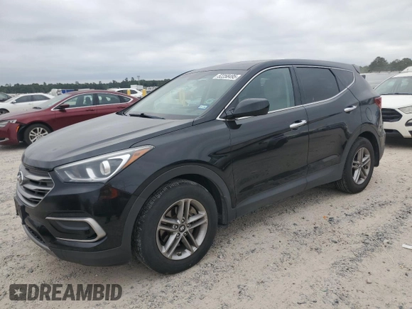 2017 Hyundai Santa Fe 2.4L z VIN 5NMZTDLB8HH046366, wystawiony jako Copart lot #52258495 z przebiegiem 77 013 mil mil oraz Czysty tytuł • Clean title. Historia ofert i sprzedaży dostępna na DreamBid. Obrazek 1.