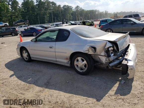 2004 Chevrolet Monte Carlo SS with VIN 2G1WX12K249117173, listed as a Copart auction lot 58361374 with 142,062 mi miles and Salvage Title. Bid and sale history available at carsss.com. Image 2.