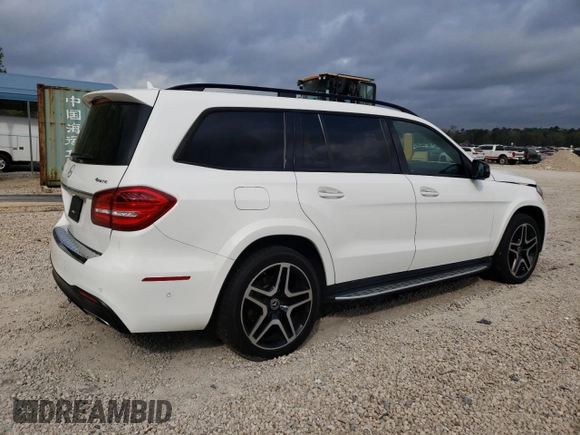 2018 Mercedes-Benz GLS with VIN 4JGDF7DE0JB029658, listed as a Copart auction lot 44472033 with 73,868 mi miles. Bid and sale history available at carsss.com. Image 3.