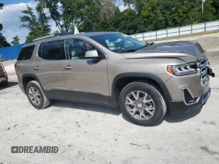 2022 GMC Acadia SLT with VIN 1GKKNMLS2NZ109694, listed as a Copart auction lot 69944824 with 19,606 mi miles and Salvage Title. Bid and sale history available at carsss.com. Image 4.