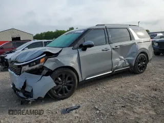 2022 Kia Carnival SX with VIN KNDNE5H30N6143425, listed as a Copart auction lot 53691444 with 73,588 mi miles and Salvage Title. Bid and sale history available at carsss.com. Image 1.
