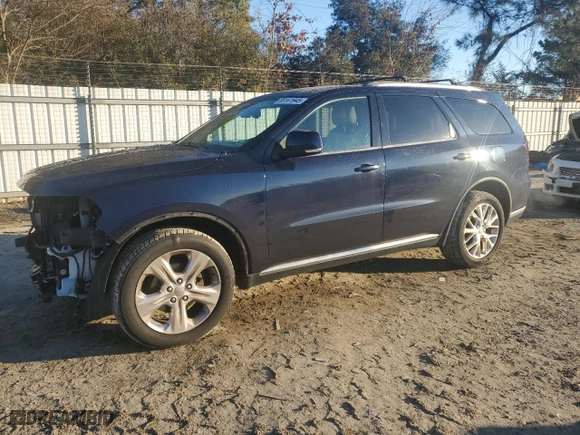 2014 Dodge Durango Limited with VIN 1C4RDJDG0EC592532, listed as a Copart auction lot 89161945 with 113,102 mi miles and Salvage Title. Bid and sale history available at carsss.com. Image 1.