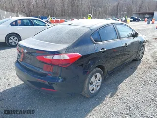 2014 Kia Forte LX with VIN KNAFK4A66E5179618, listed as a IAAI auction lot 41718330 with 115,052 mi miles. Bid and sale history available at carsss.com. Image 4.