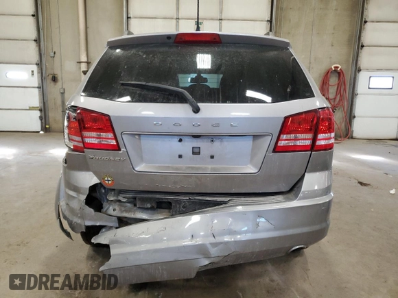 2018 Dodge Journey SE with VIN 3C4PDCAB3JT416567, listed as a Copart auction lot 45307745 with 108,487 mi miles and Salvage Title. Bid and sale history available at carsss.com. Image 6.