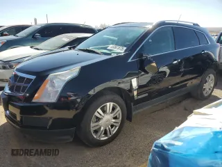 2012 Cadillac SRX Luxury Collection with VIN 3GYFNAE34CS654074, listed as a Copart auction lot 46067875 with 0 mi miles and Salvage Title. Bid and sale history available at carsss.com. Image 1.