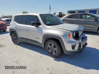 2020 Jeep Renegade Sport with VIN ZACNJAAB3LPL03021, listed as a Copart auction lot 62174615 with 51,645 mi miles and Salvage title. Bid and sale history available at DreamBid. Image 4.
