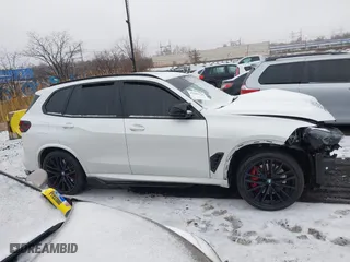 2025 BMW X5 M60i with VIN 5UX33EU03S9X72579, listed as a IAAI auction lot 41502125 with 7,167 mi miles. Bid and sale history available at carsss.com. Image 13.