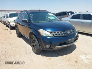 2006 Nissan Murano SL z VIN JN8AZ08T46W429015, wystawiony jako IAAI lot #42311440 z przebiegiem 132 619 mil mil oraz . Historia ofert i sprzedaży dostępna na DreamBid. Obrazek 1.