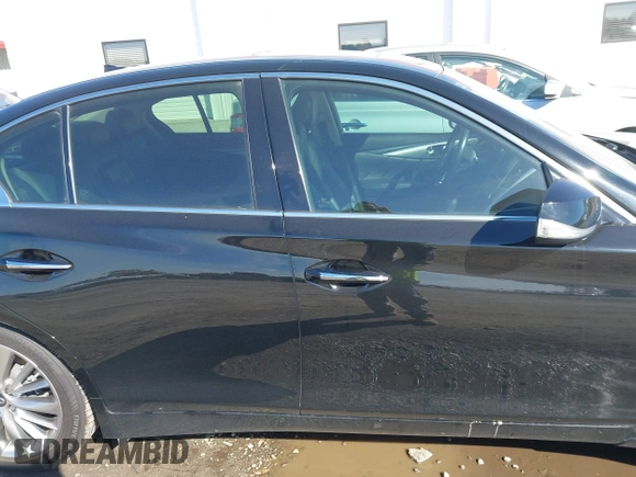 2019 Infiniti Q50 3.0t LUXE with VIN JN1EV7AP8KM541551, listed as a IAAI auction lot 41534608 with 66,273 mi miles. Bid and sale history available at carsss.com. Image 13.